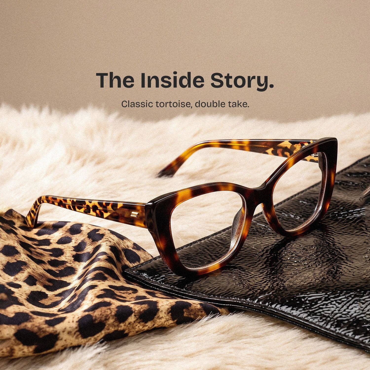 Lillian Tortoise Cat-Eye Glasses