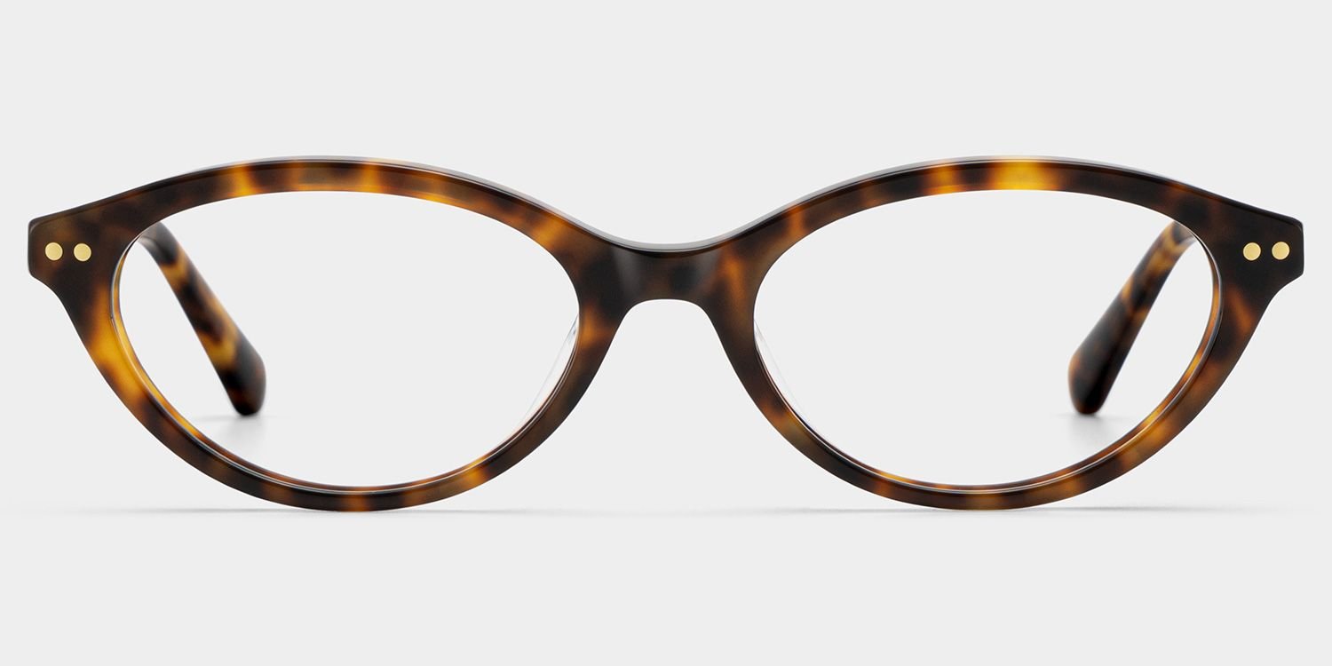 Ashby Tortoise Oval Glasses - Image 2