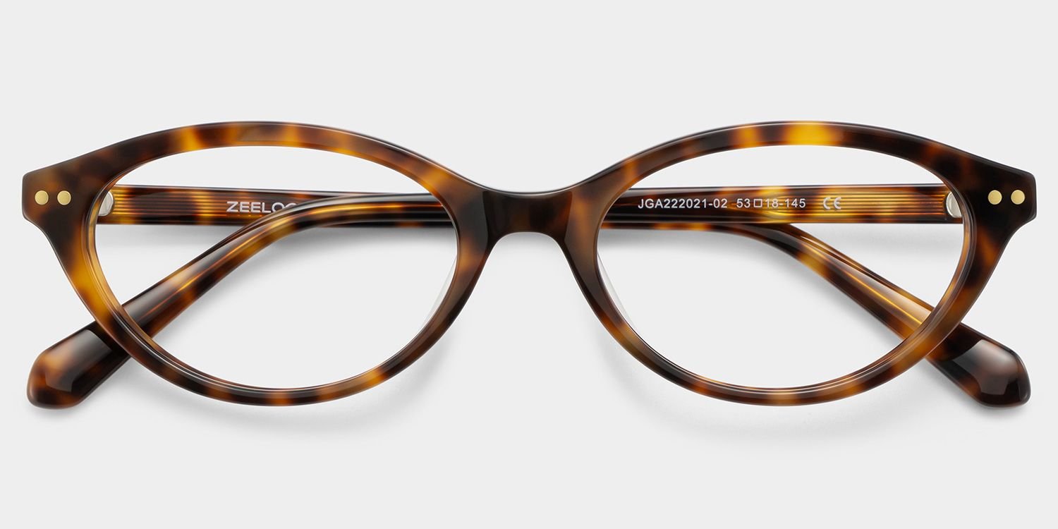Ashby Tortoise Oval Glasses - Image 3