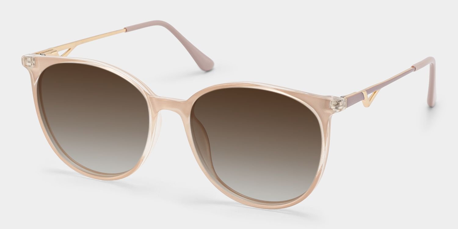 Chanty Pink Round Sunglasses - Image 3