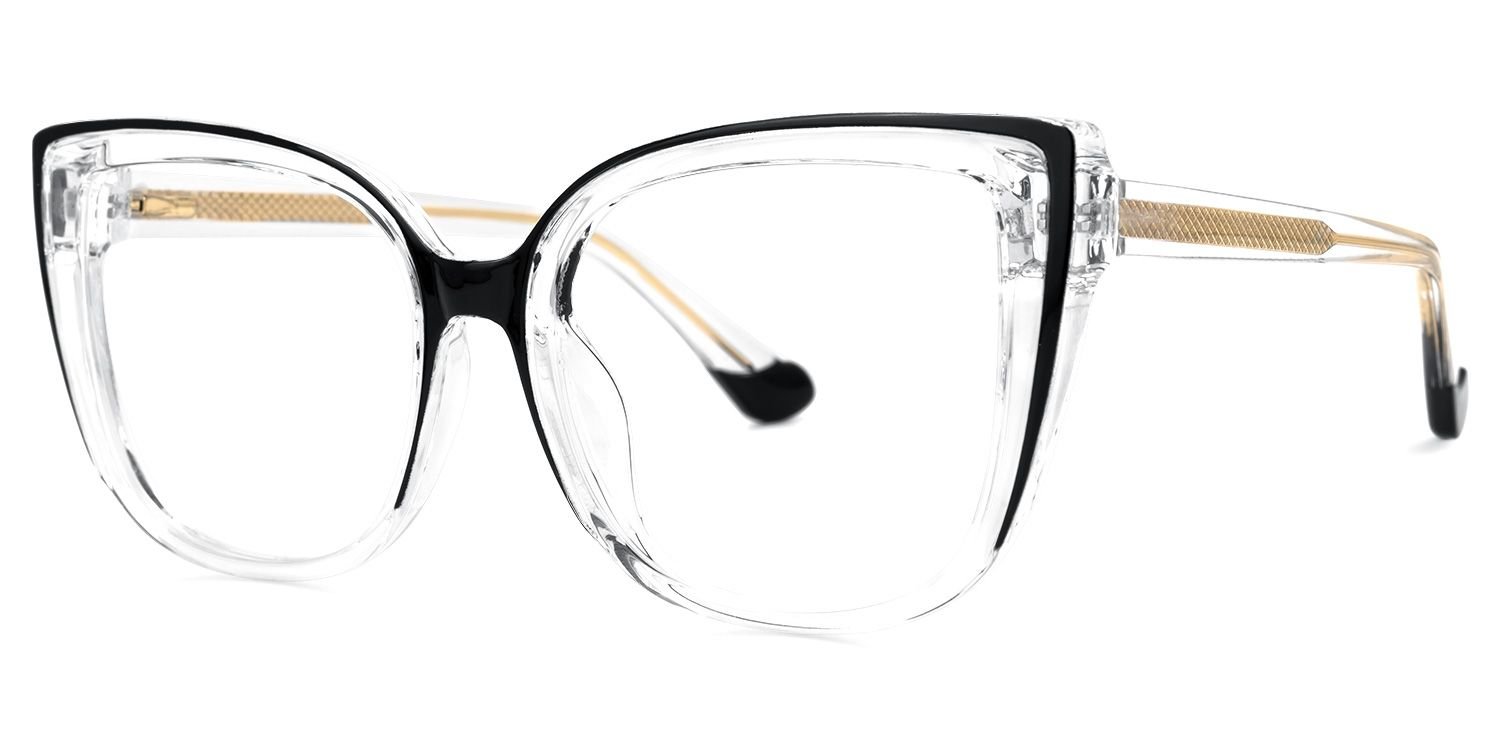 Fenn Clear Cat eye Glasses - Image 2