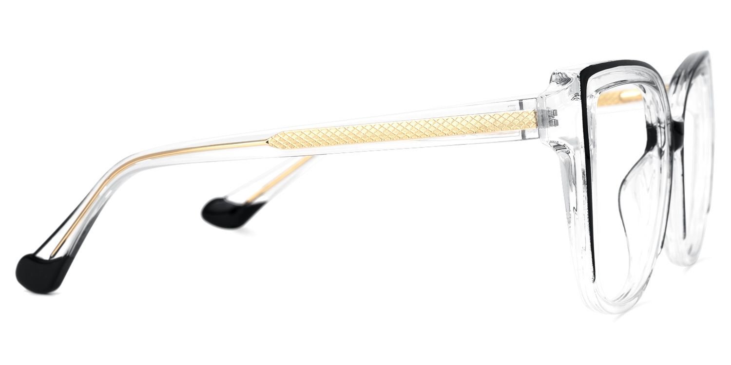 Fenn Clear Cat eye Glasses - Image 3