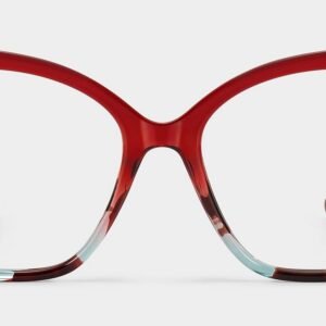 Lamar Red Butterfly Glasses