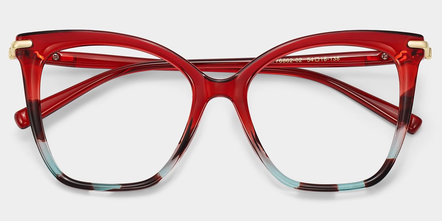 Lamar Red Butterfly Glasses - Image 2