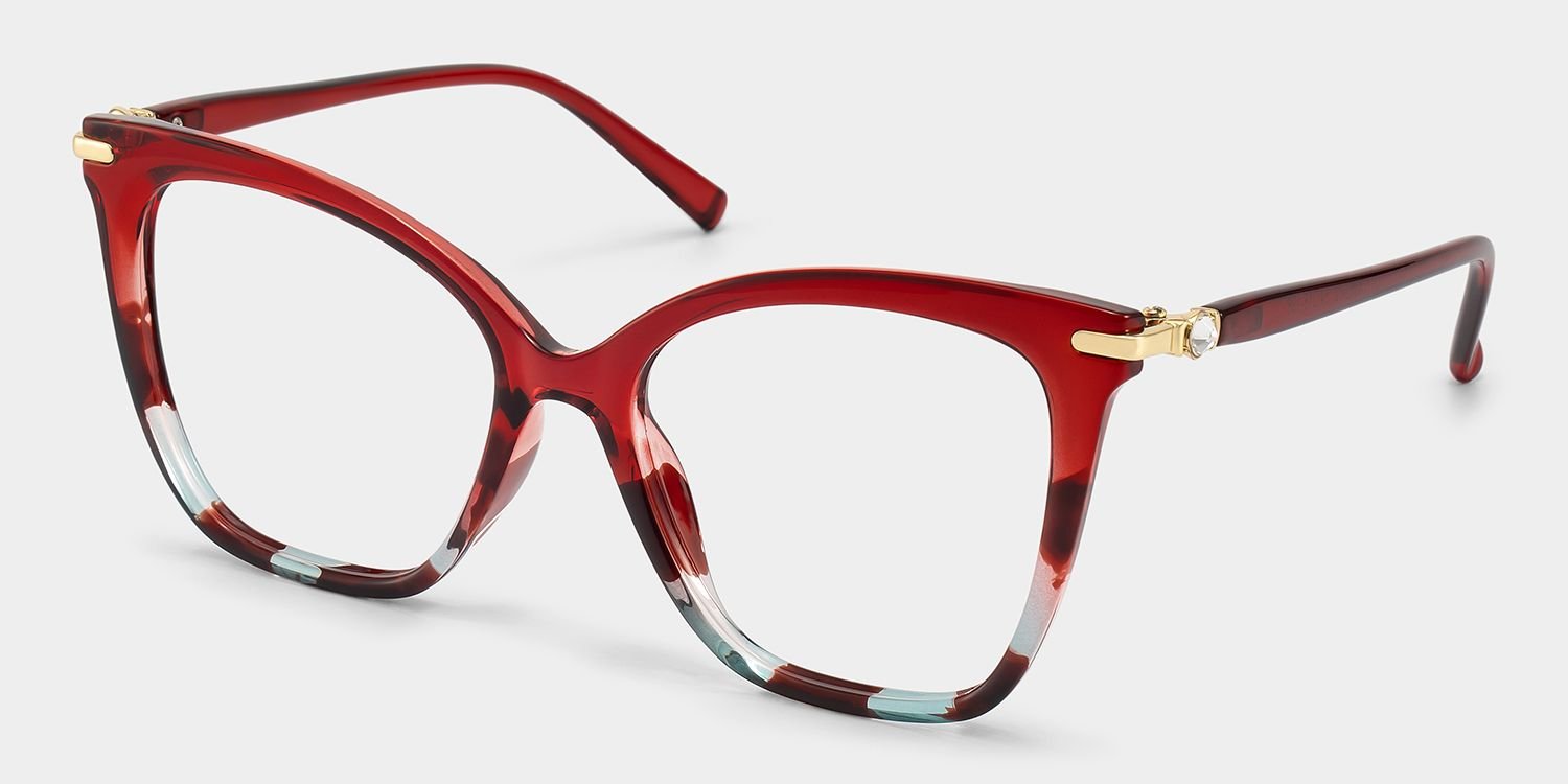 Lamar Red Butterfly Glasses - Image 3