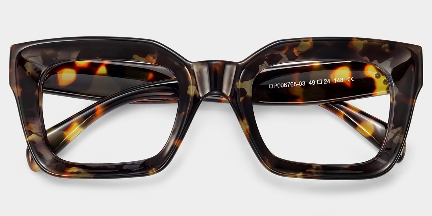 Nevaeh Tortoise Square Glasses - Image 3