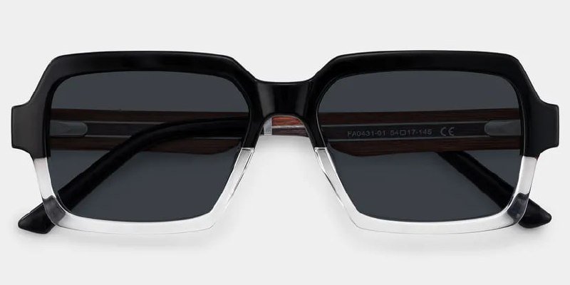 Krystle Clear Square Glasses